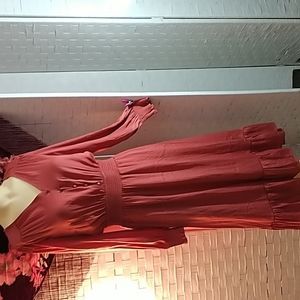 Vintage Look Tiered Midi